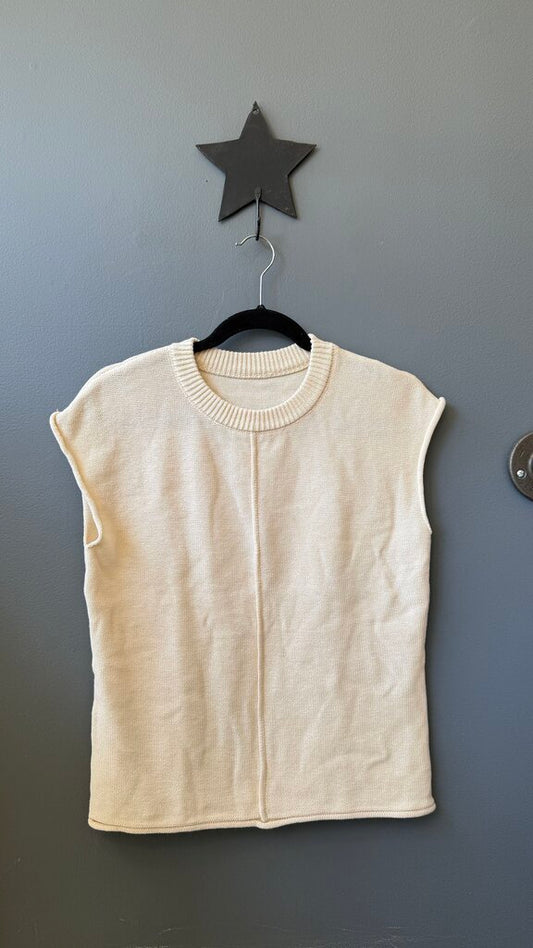 Sleeveless Boxy Sweater