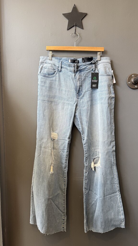 Wide Leg High Rise Jeans