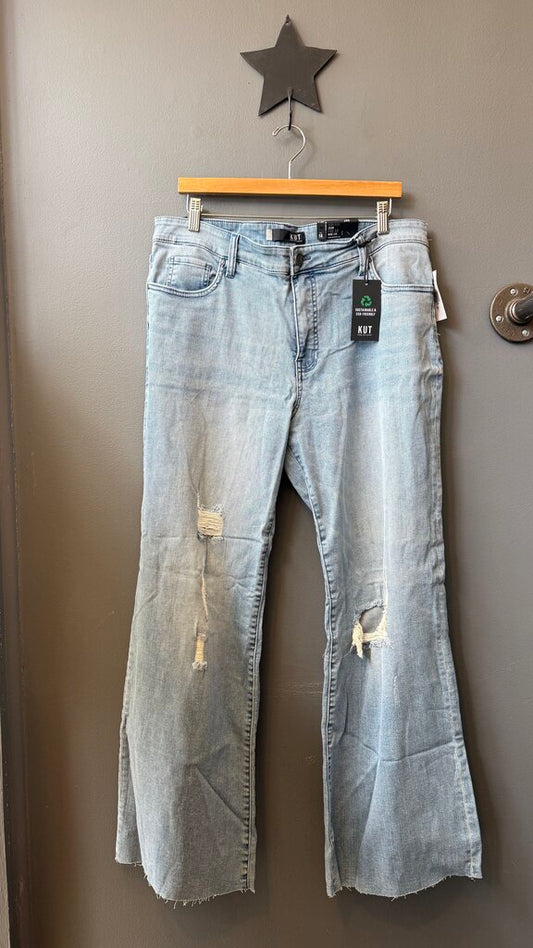 Wide Leg High Rise Jeans