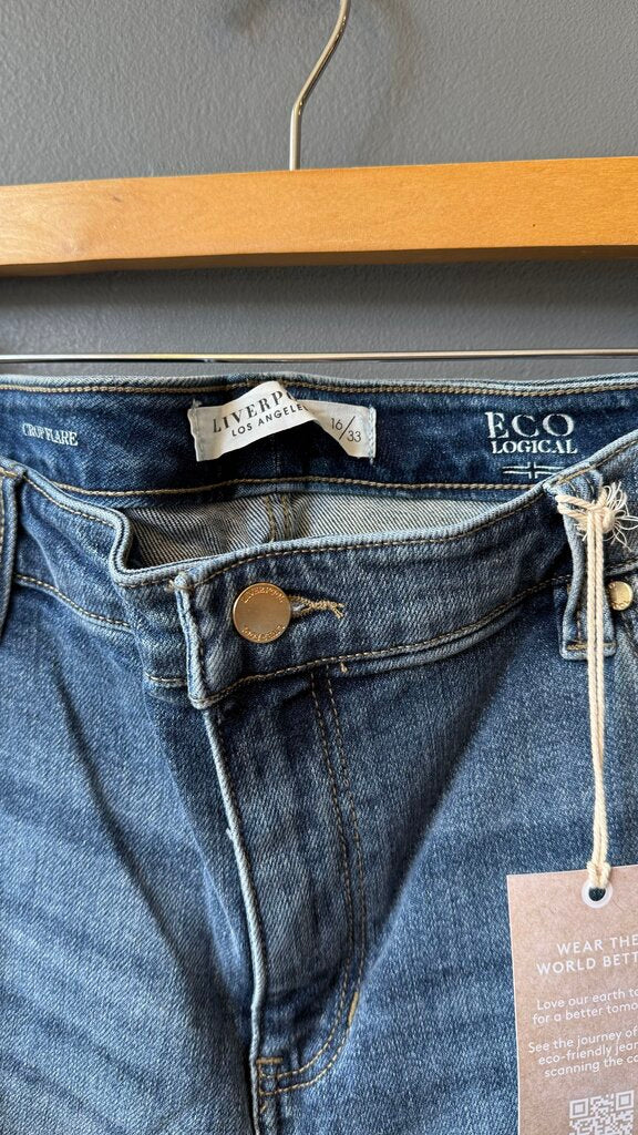 Hannah Crop Flare Jeans
