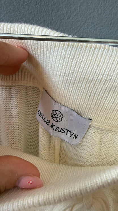 Cotton Cashmere Knit Joggers