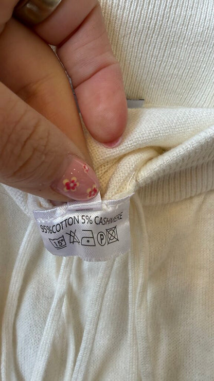 Cotton Cashmere Knit Joggers
