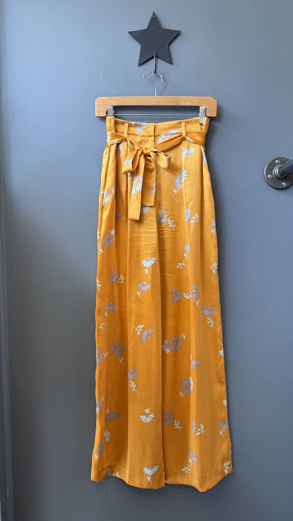 Silk Wide Leg Pants