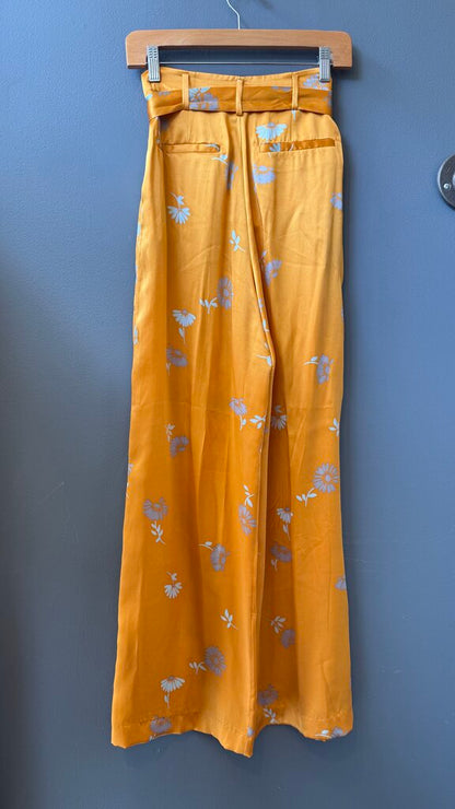 Silk Wide Leg Pants
