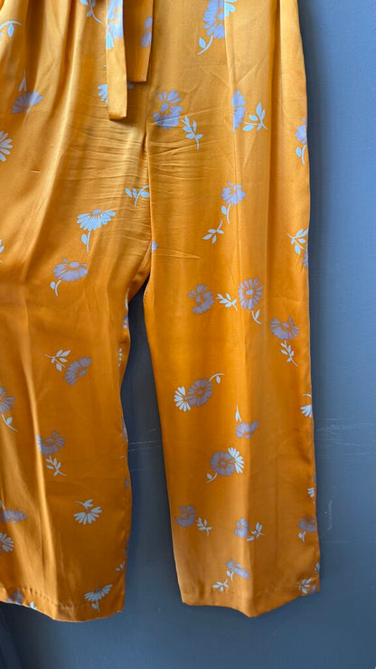 Silk Wide Leg Pants
