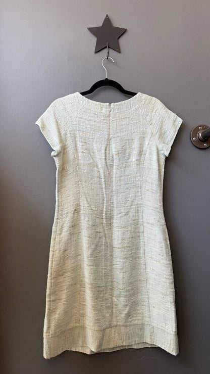 Tweed Cap Sleeve Sheath Dress