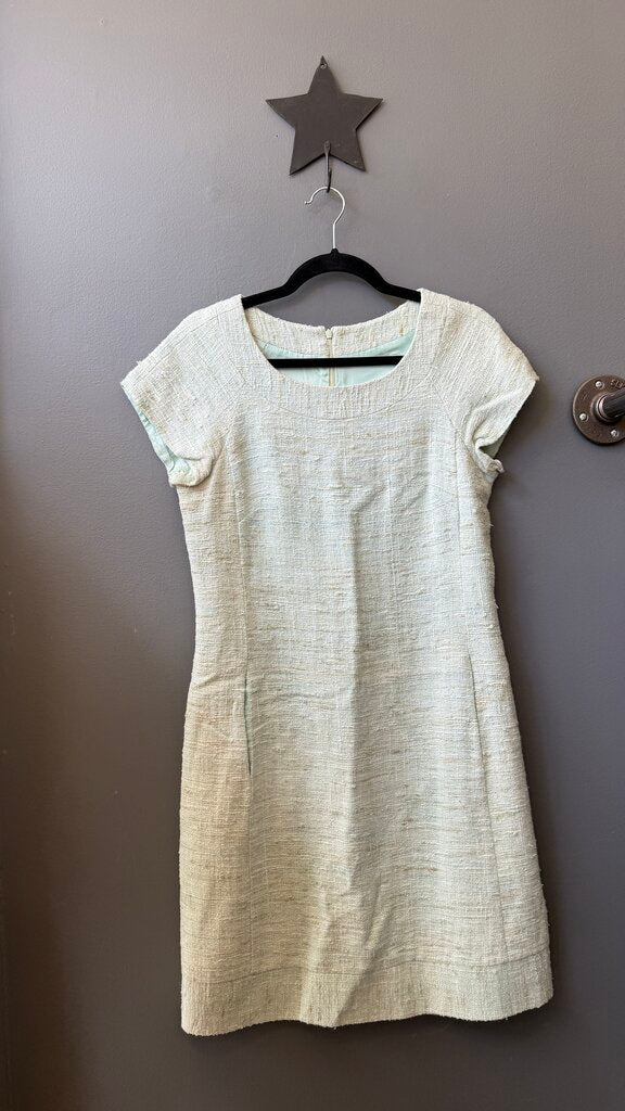 Tweed Cap Sleeve Sheath Dress