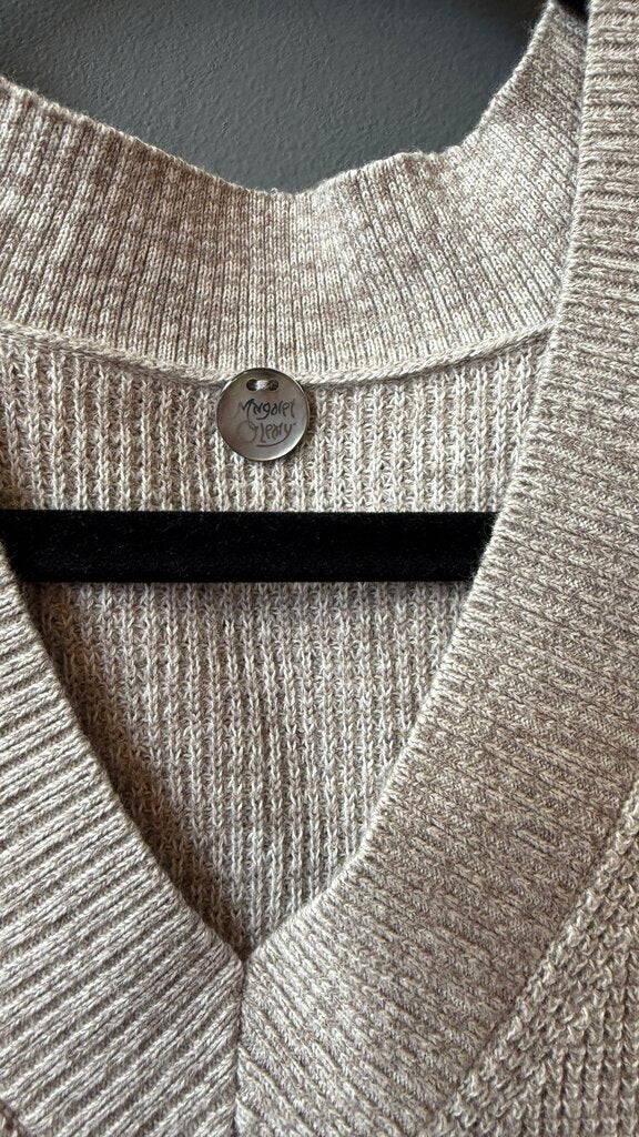 Cotton Vneck Sweater