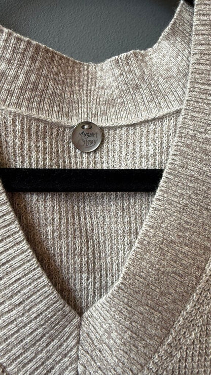 Cotton Vneck Sweater