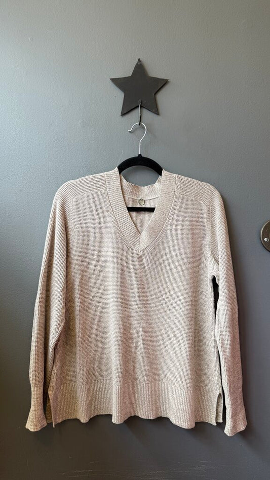 Cotton Vneck Sweater
