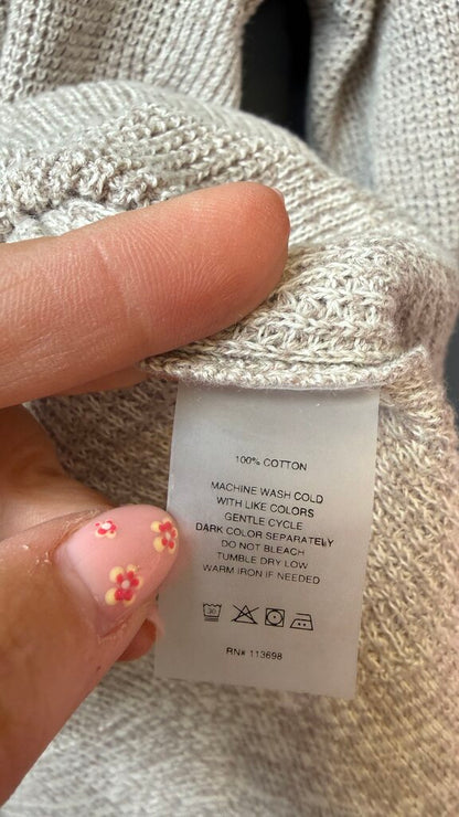 Cotton Vneck Sweater