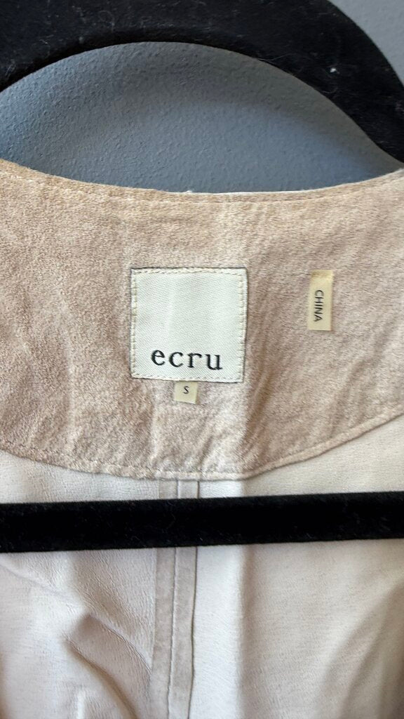 Unstructured Suede Jacket