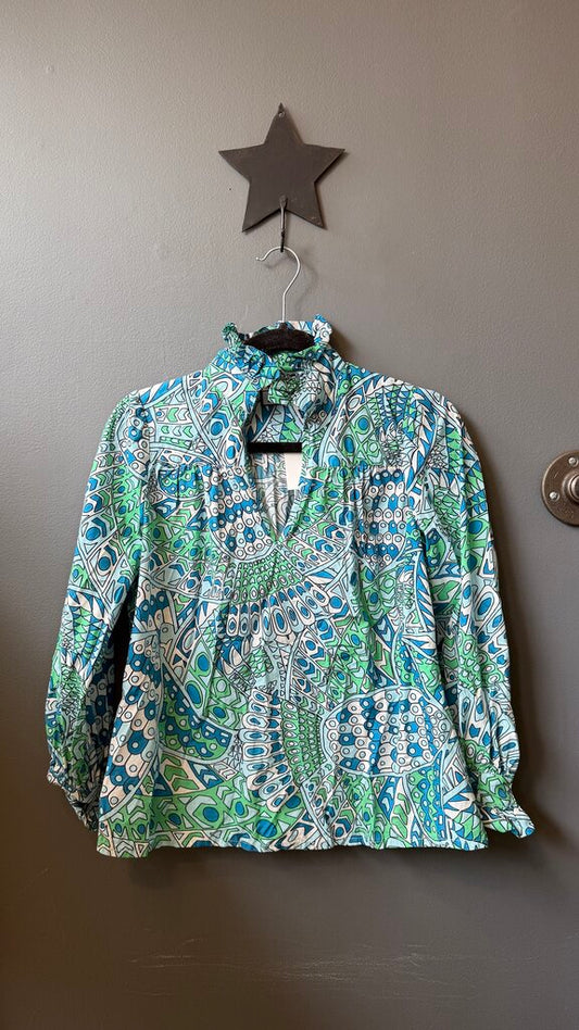 Printed Cotton Aspen Blouse