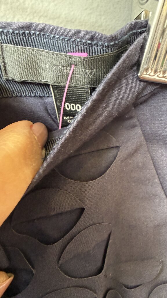 Cutout Eyelet Fill Midi Skirt