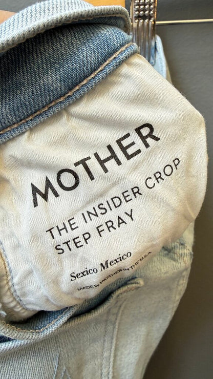 Insider Crop Step Fray Jeans