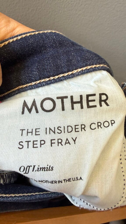 Insider Crop Step Fray Jeans