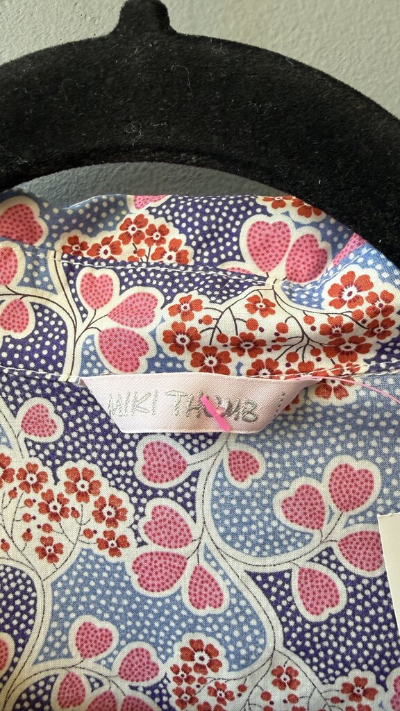 Italian Cotton Floral Button Up Shirt