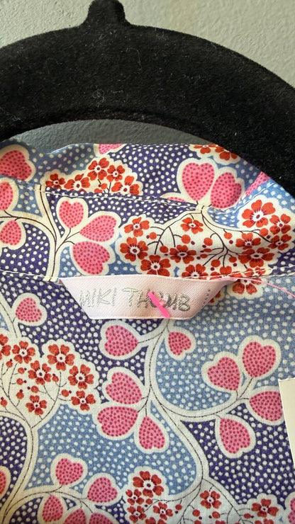 Italian Cotton Floral Button Up Shirt