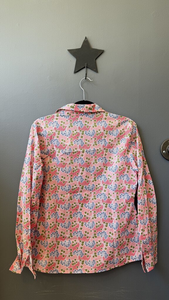 Italian Cotton Floral Button Up Shirt
