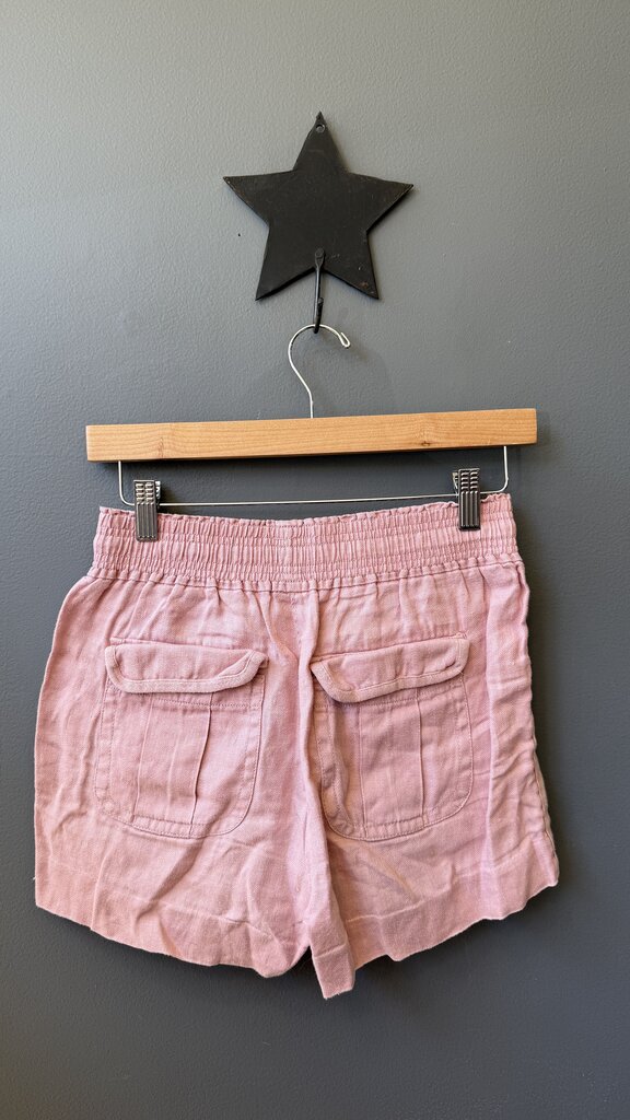 Linen Pull On Shorts