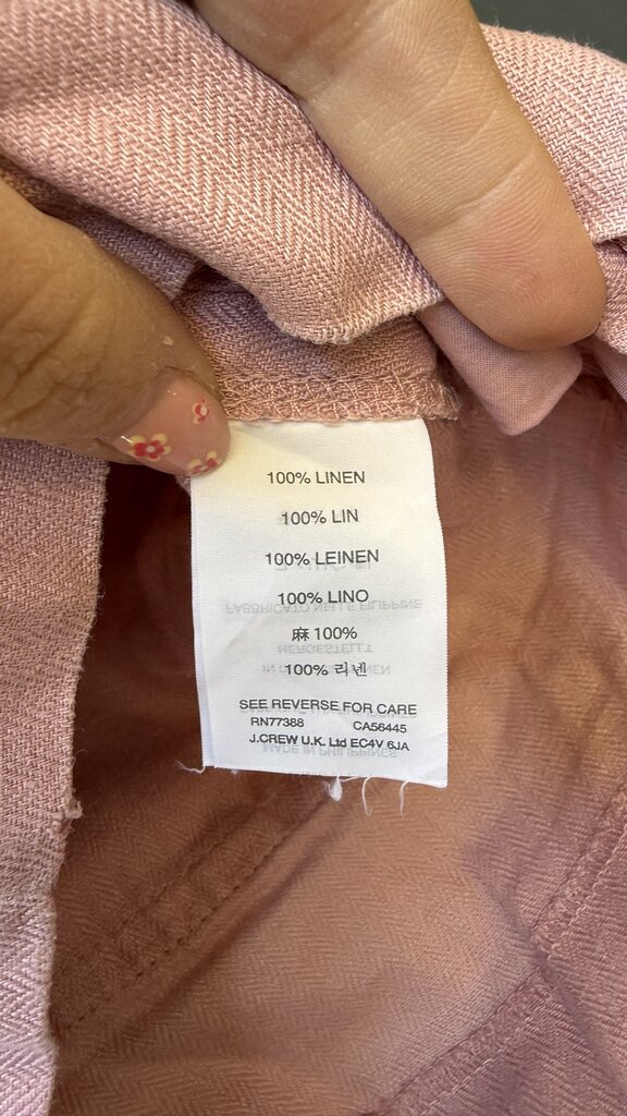 Linen Pull On Shorts