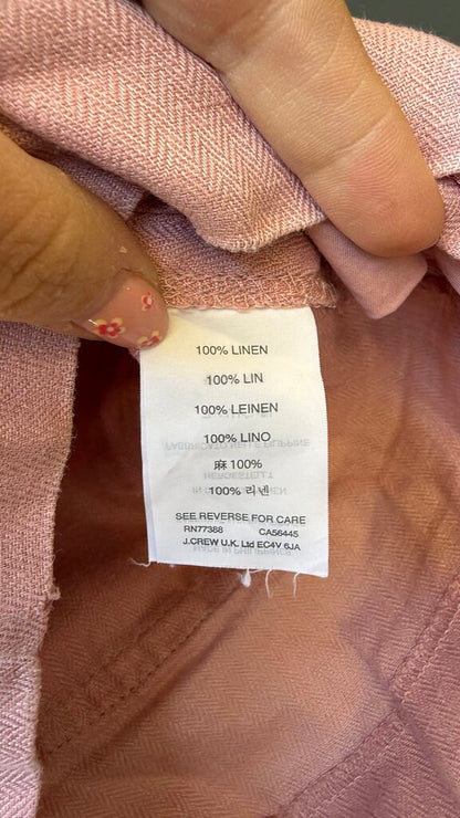 Linen Pull On Shorts
