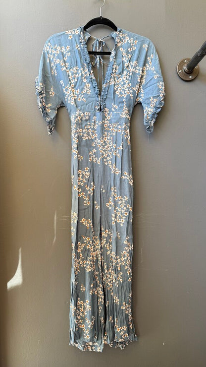 Floral Tie Back Jumpsuit