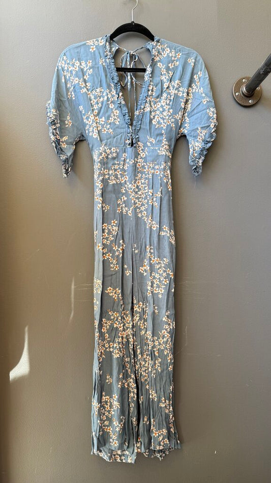 Floral Tie Back Jumpsuit