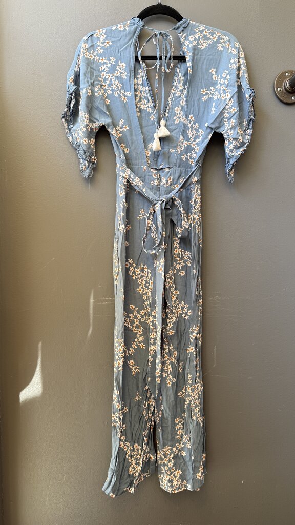 Floral Tie Back Jumpsuit