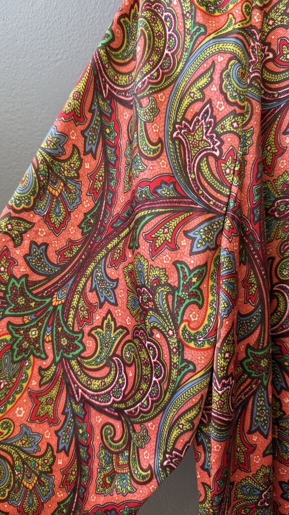 Paisley Boatneck Blouse