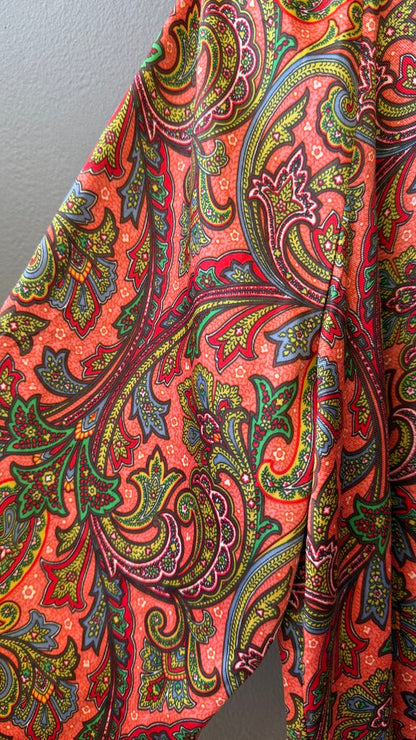 Paisley Boatneck Blouse