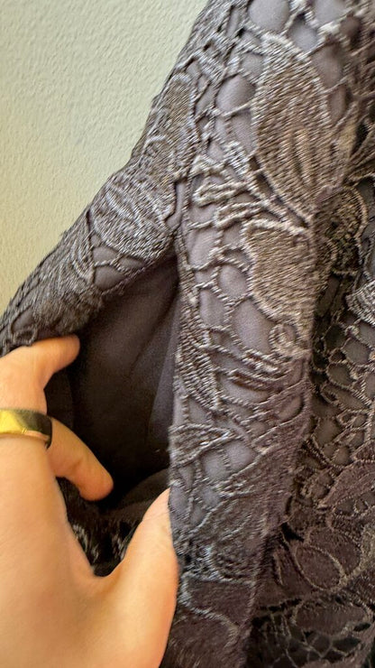 Lace Fit Flare Midi Dress