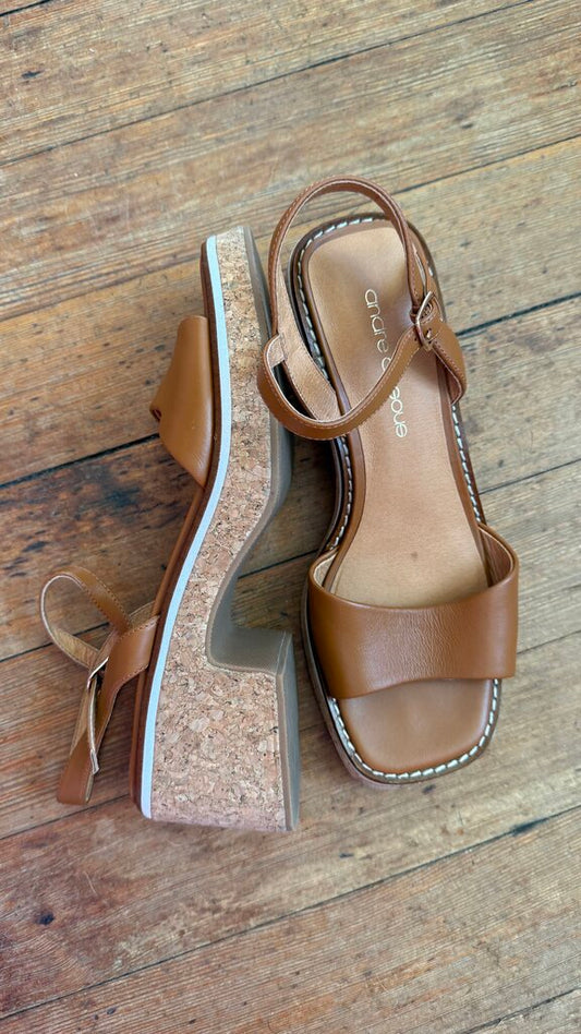 Cork Platform Sandals