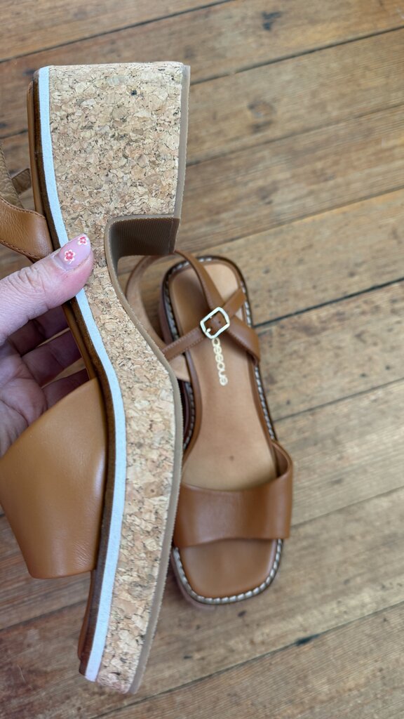 Cork Platform Sandals