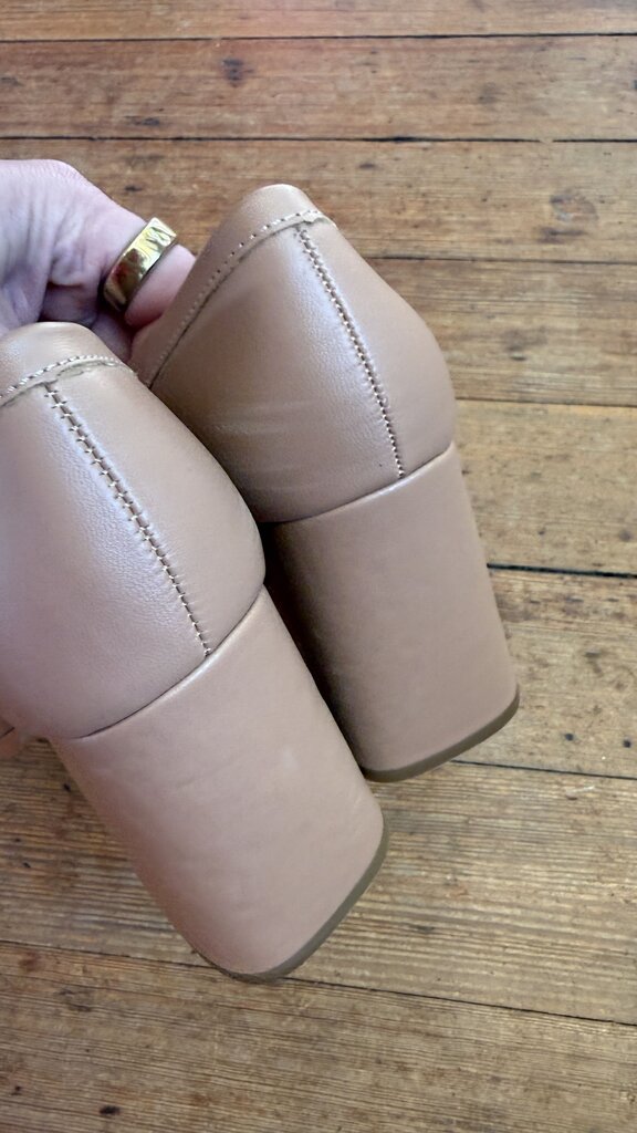 Loafer Block Heels