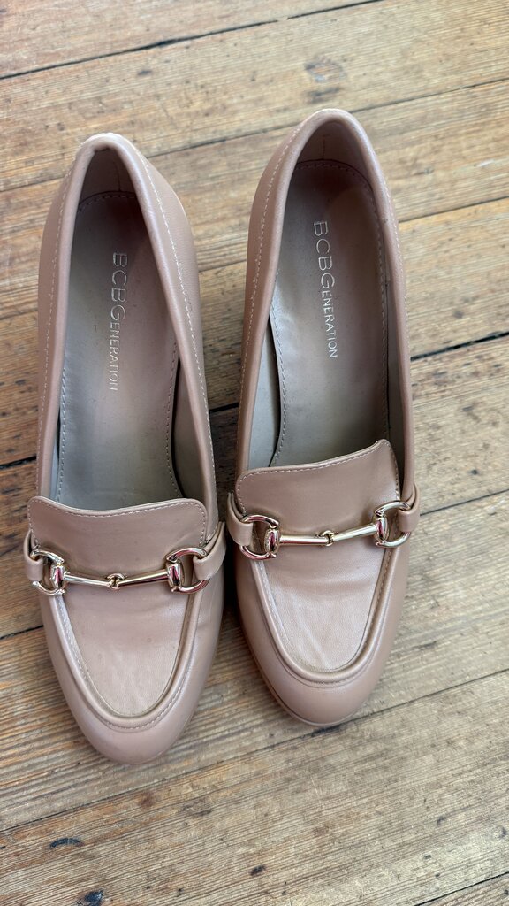 Loafer Block Heels
