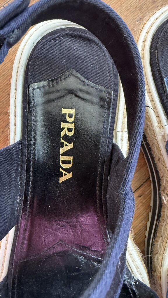 Canvas Espadrille Platform Sandals
