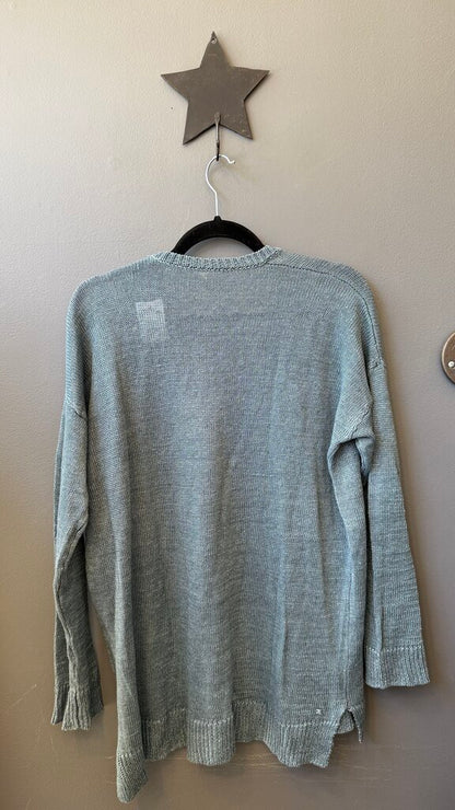 Linen Vneck Sweater