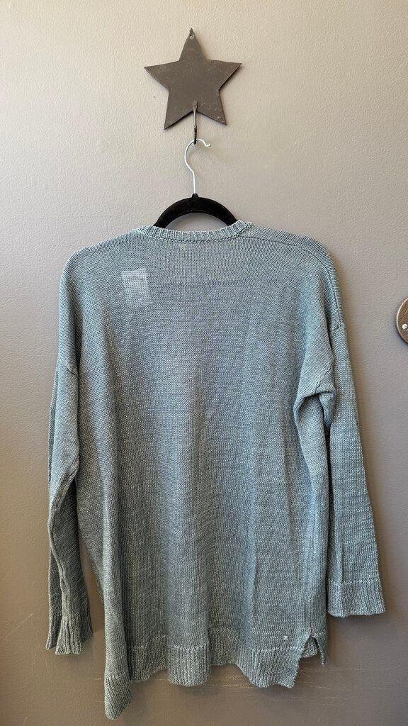 Linen Vneck Sweater