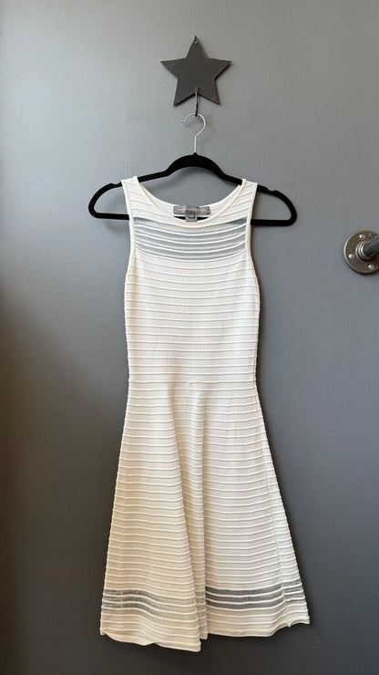 Ribbed Fit Flare Dress