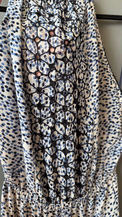 Dot Tiered Maxi Dress