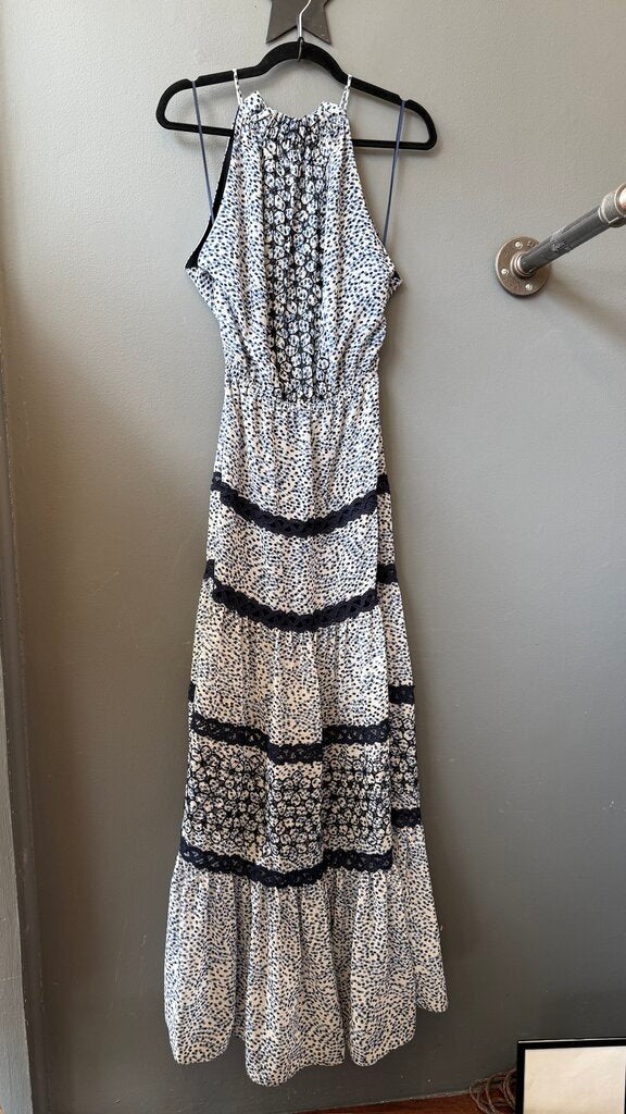 Dot Tiered Maxi Dress