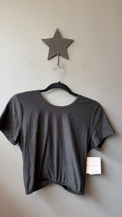 Spacedye Knot Back Crop Tee