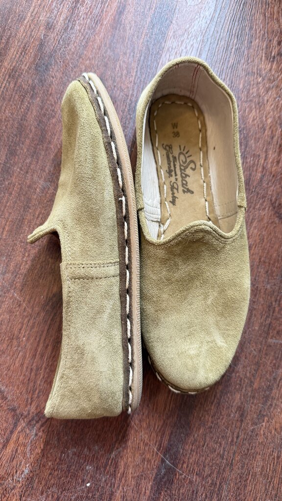 Suede Slip On Flats