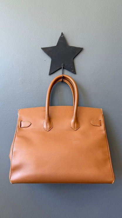 Top Handle Leather Satchel