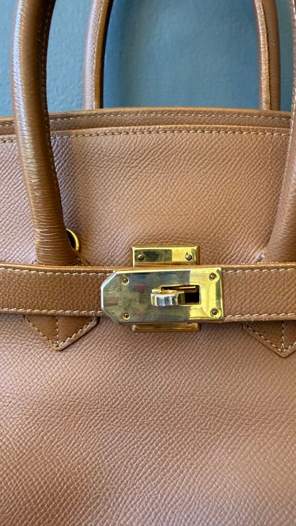 Top Handle Leather Satchel