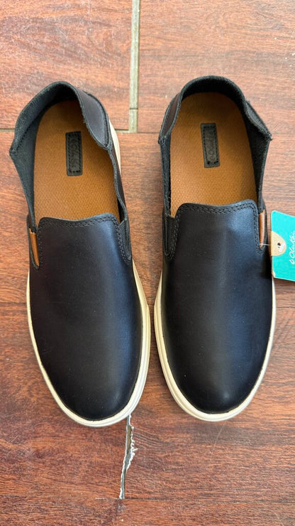 Leather Slip On Sneakers