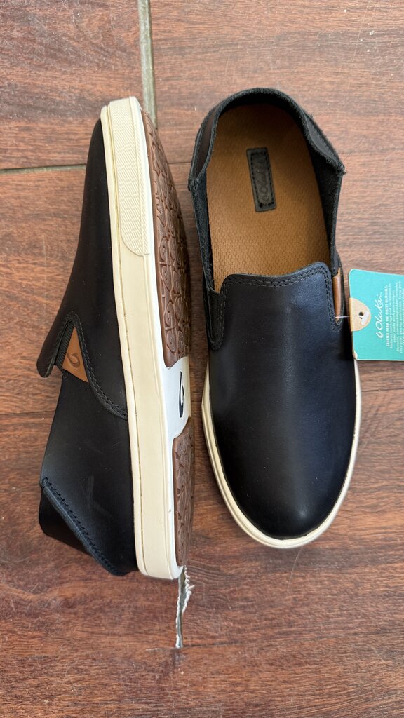 Leather Slip On Sneakers