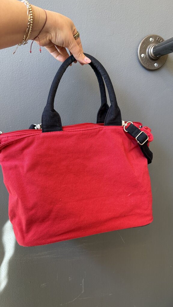 Striped Tote Satchel Crossbody Bag
