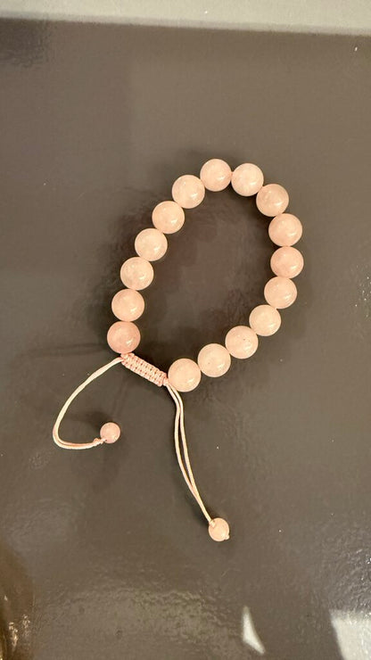 Pink Quartz String Bracelet